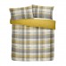 Connolly Check Ocher Brushed Cotton Set